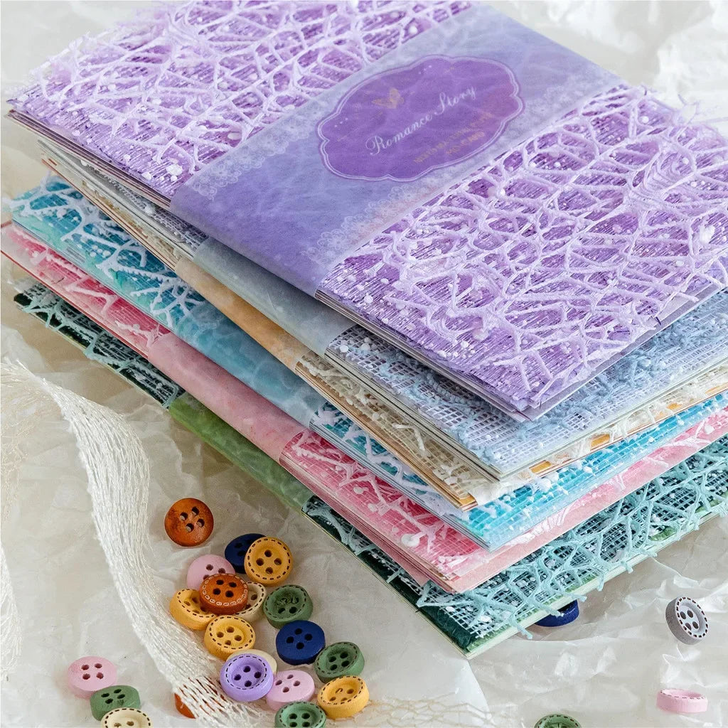 Paper,Mesh and Buttons Set
