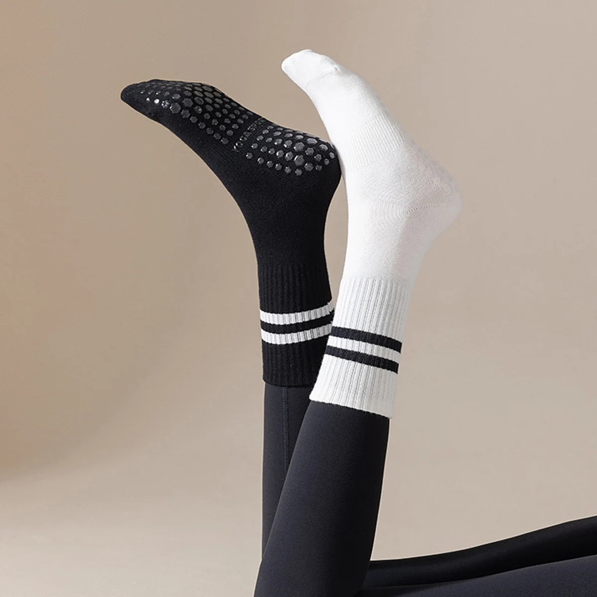 Pilates Yoga Socks with Grips