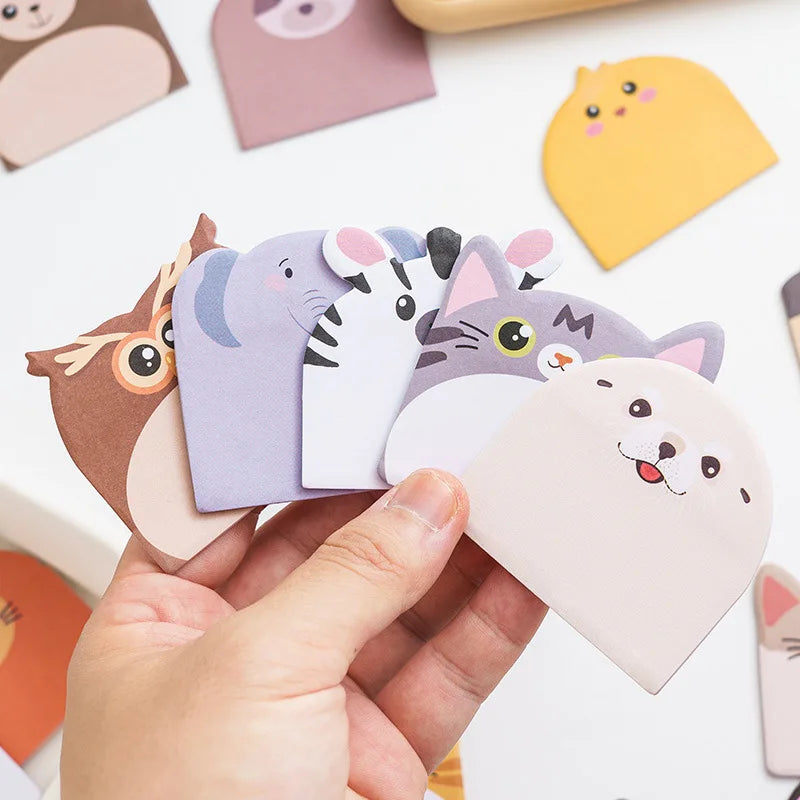 Cute Animal Sticky Notes 240 Sheets