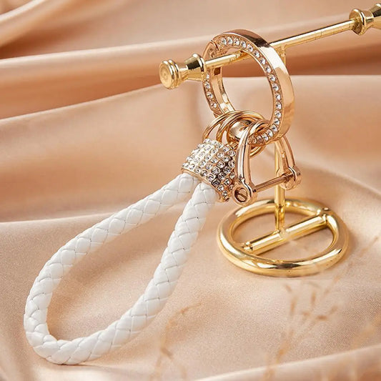 Sparkling Rhinestone Car Charm keychain