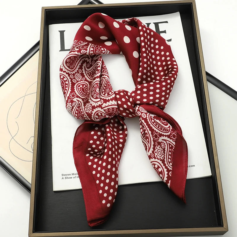 2025 New Printed Scarf Square Shawl