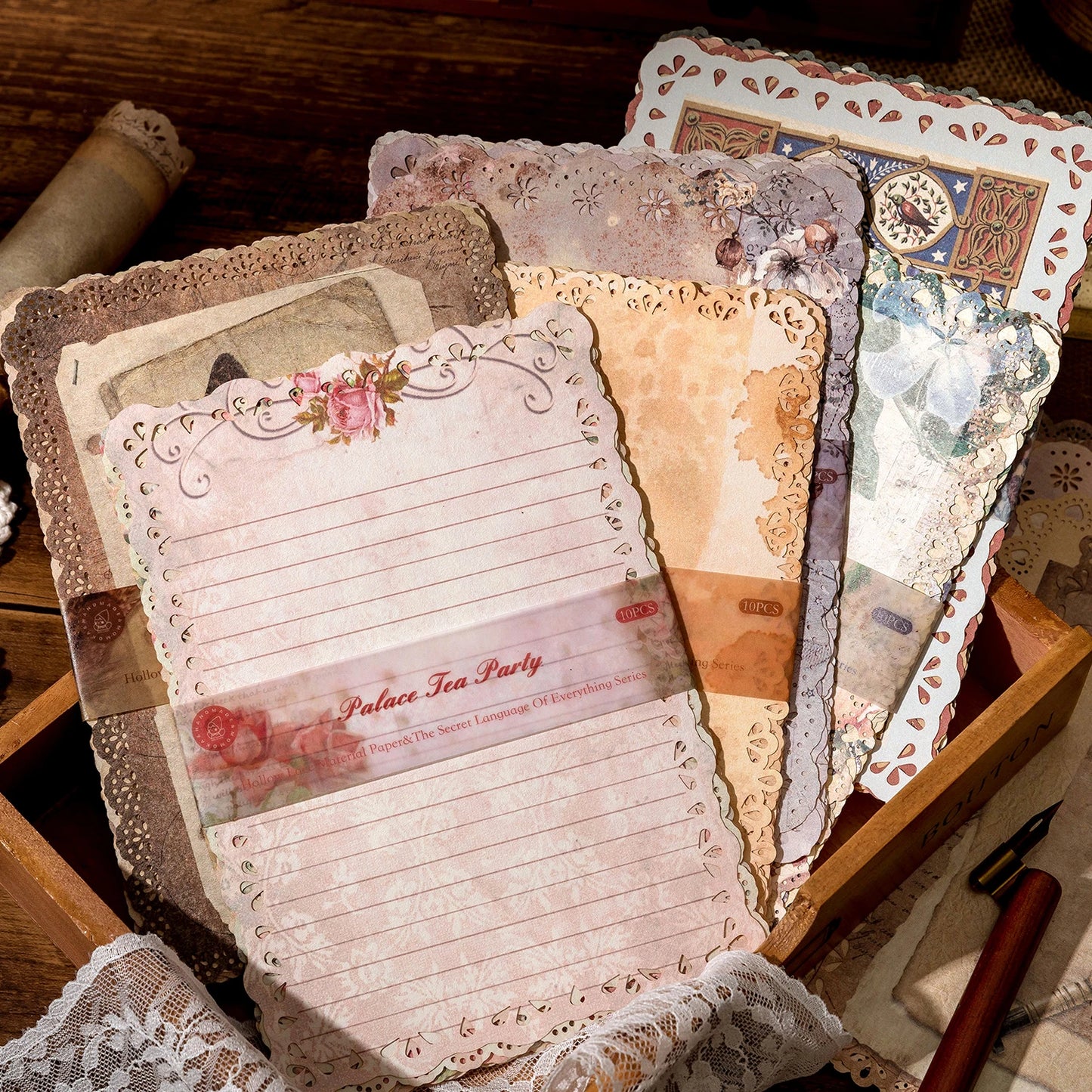 Vintage Floral Lace paper
