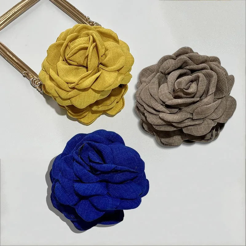 French Style Rose Hair Claw