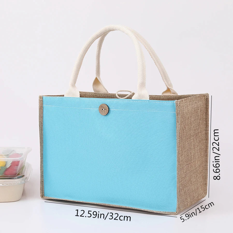 Season Color Laminating canvas bag