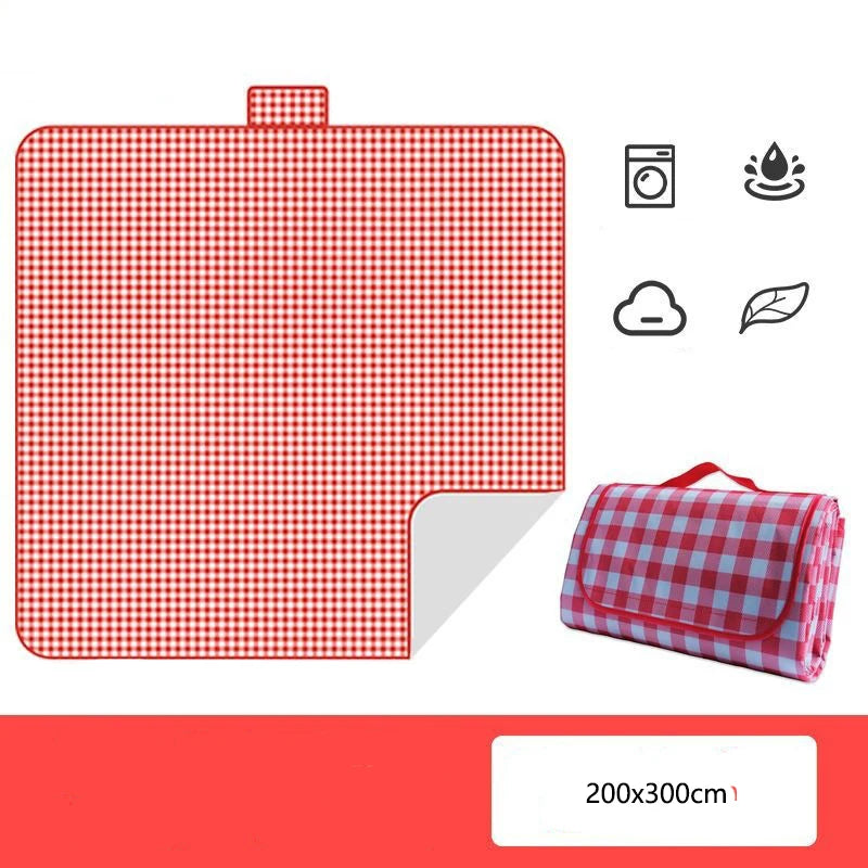 Waterproof Color Check Picnic Blanket