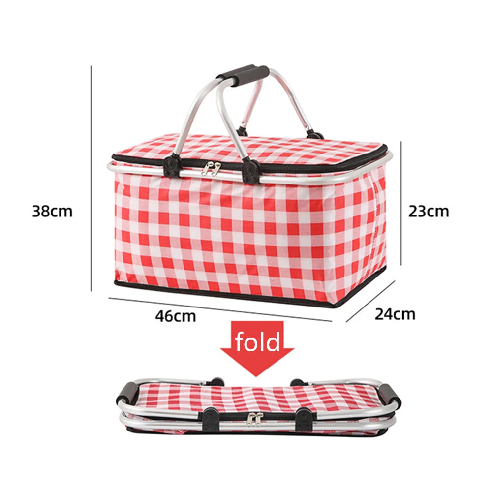 Portable Thermal Insulated Picnic Cooler Bag