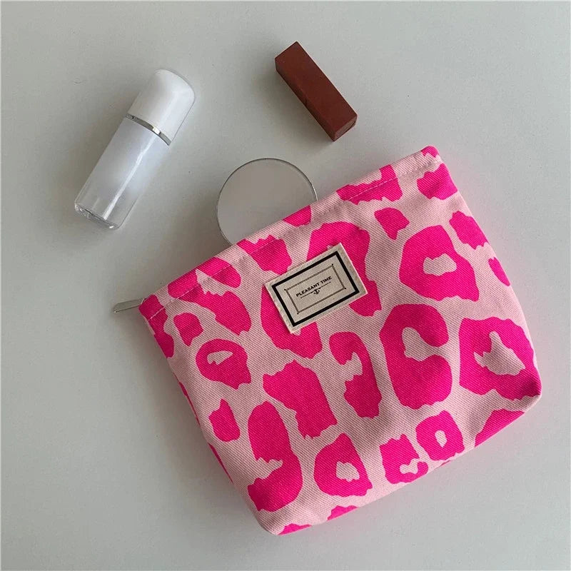 New Flower Printed Makeup Pouch