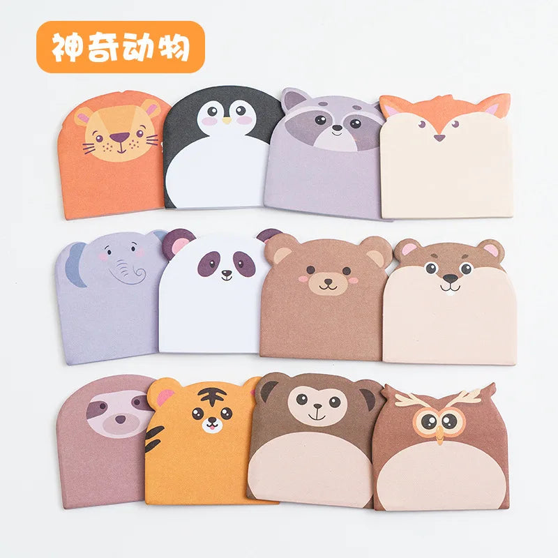 Cute Animal Sticky Notes 240 Sheets