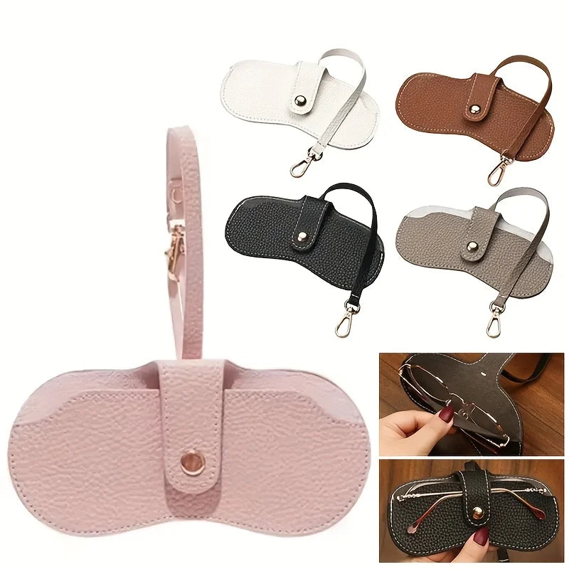 Faux Leather Eyeglass Holder for Handbags
