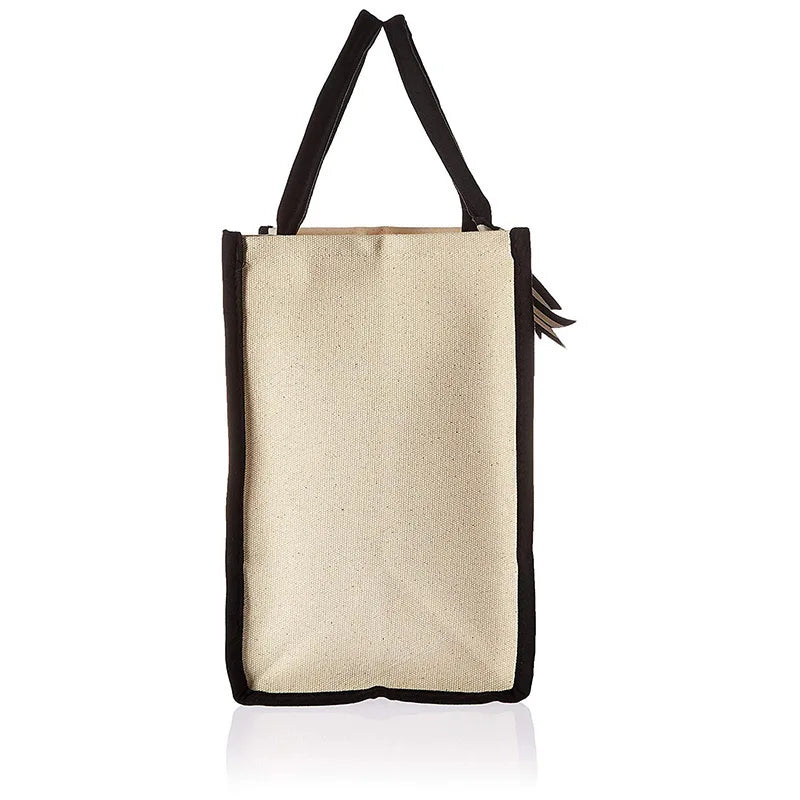 Letter Canvas Shoulder Bag