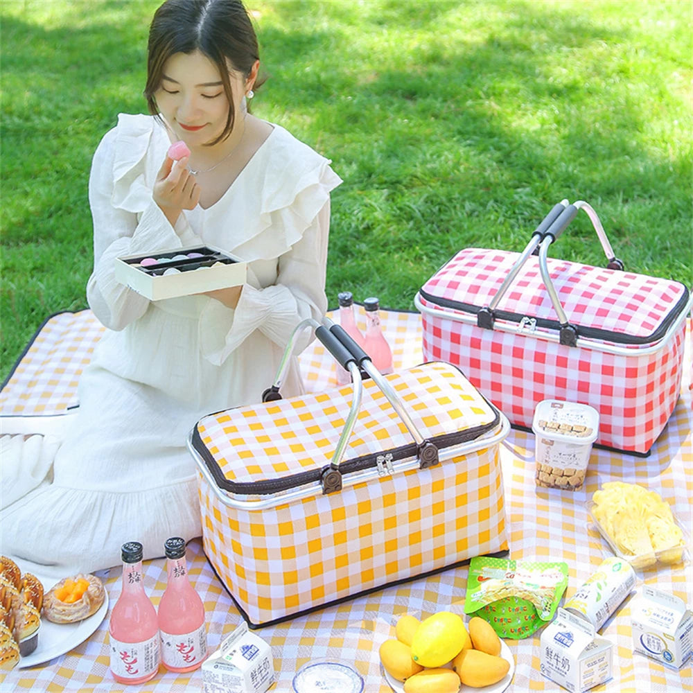 Portable Thermal Insulated Picnic Cooler Bag