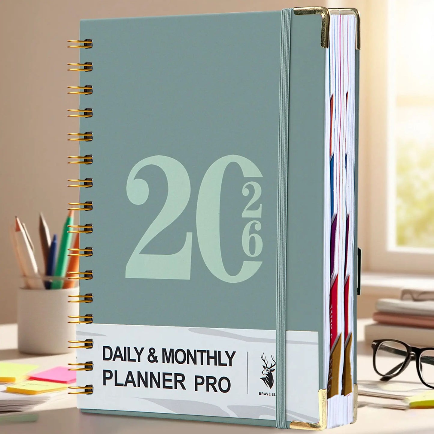 2026 Daily & Monthly Planner Pro