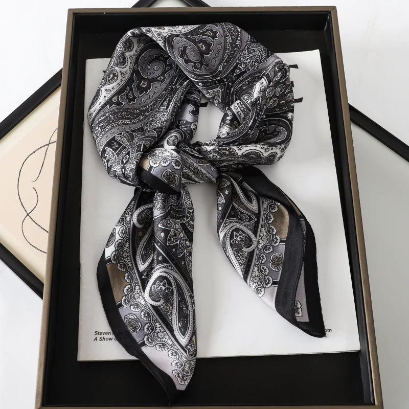 2025 New Printed Scarf Square Shawl