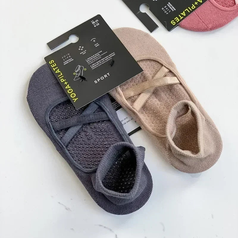 2 Pairs Cotton Yoga Socks
