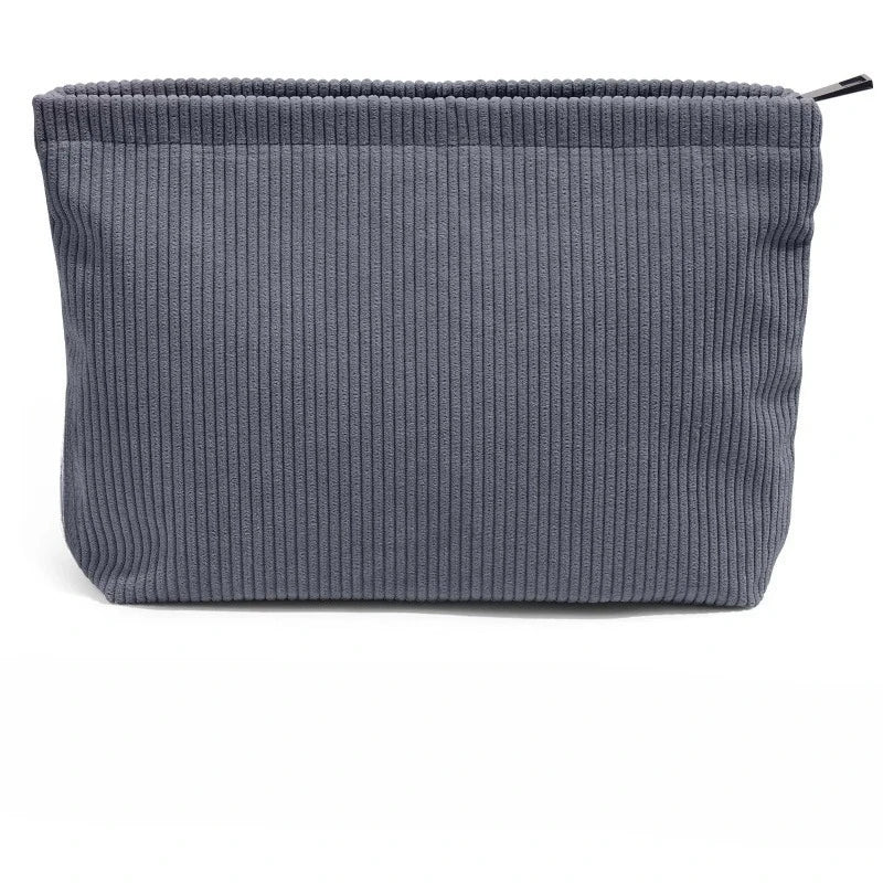 Corduroy Travel Cosmetic Bag