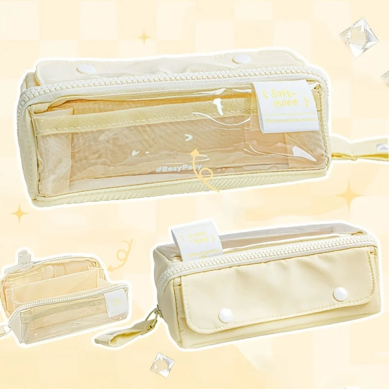 Pastel Clear View Pencil Case