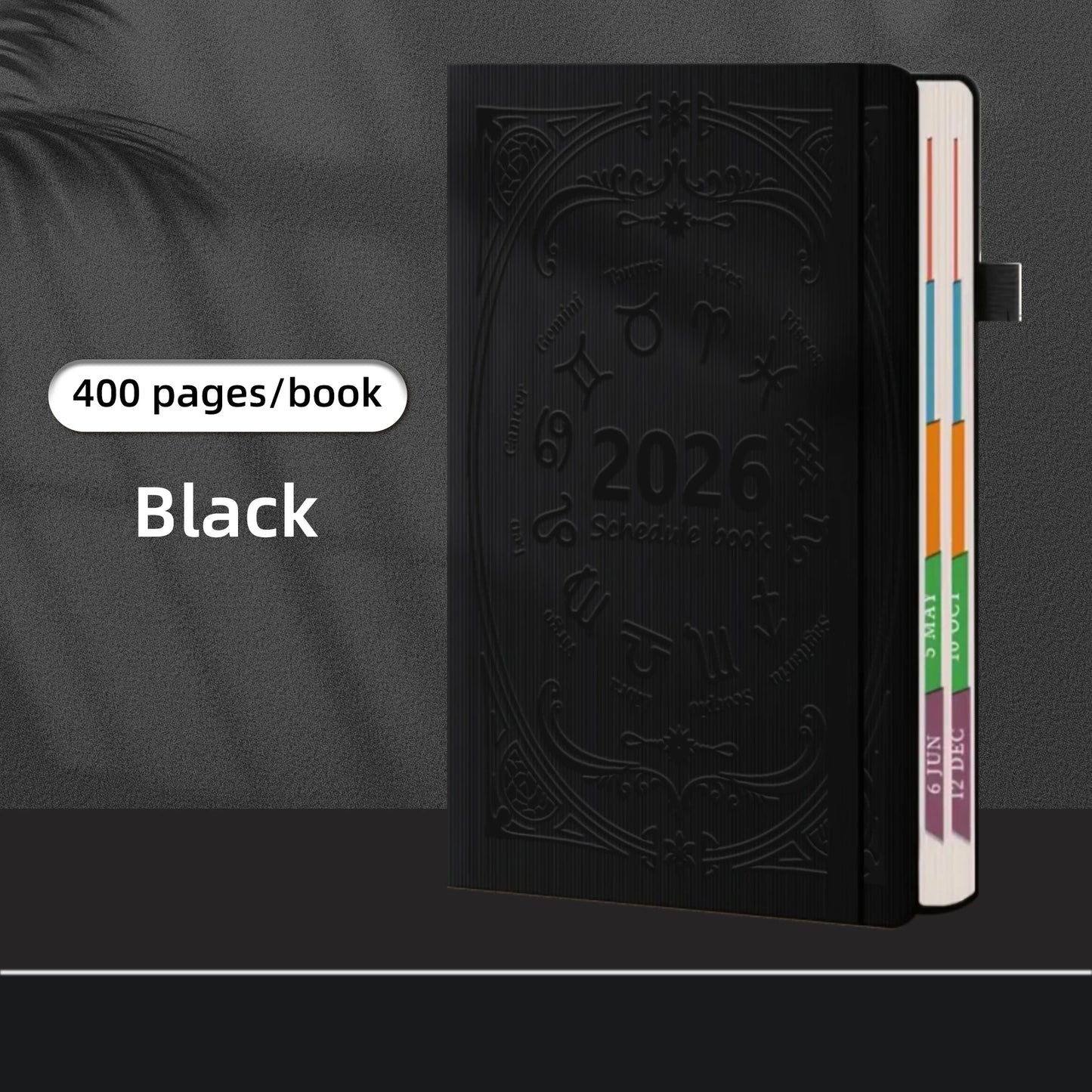 Classic Dark Planner 2026