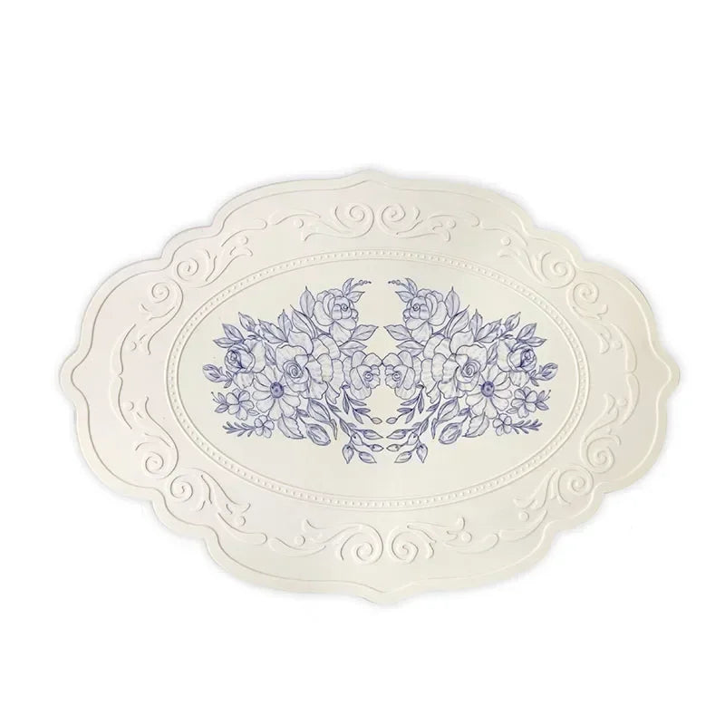 French Silicone Oval Placemat