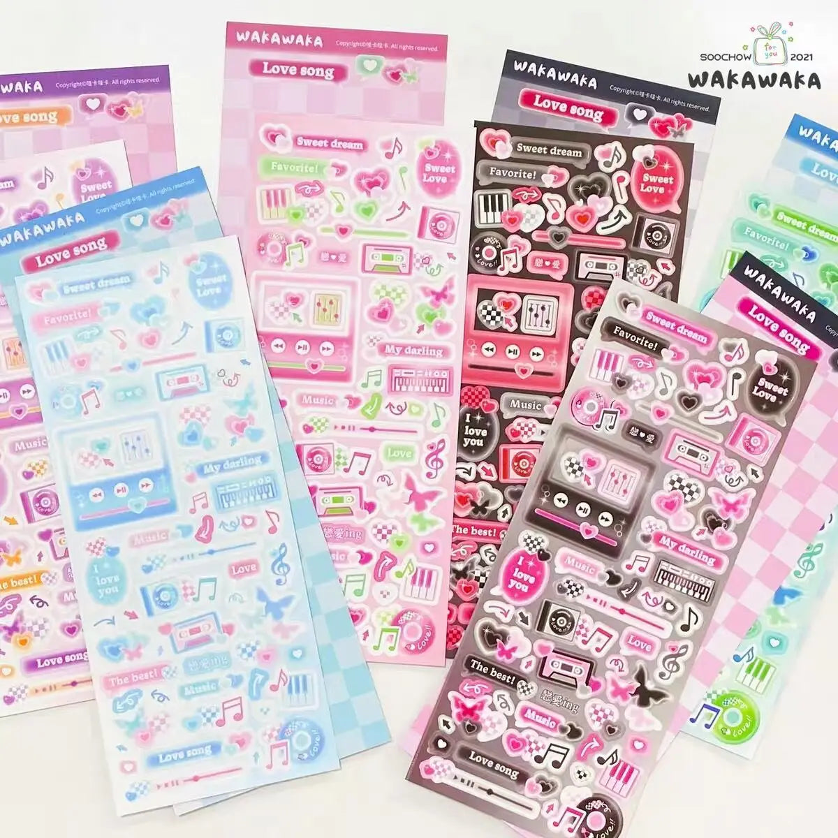 Bear Ribbon Decoration Sticker