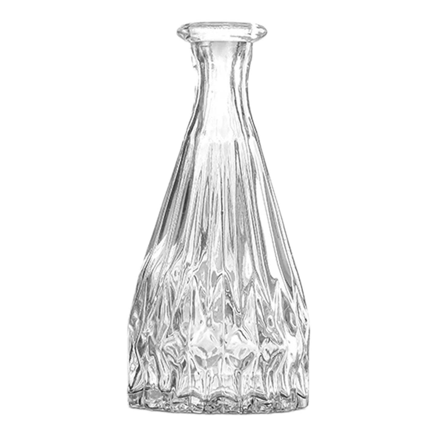 Vintage French Clear Glass Vase