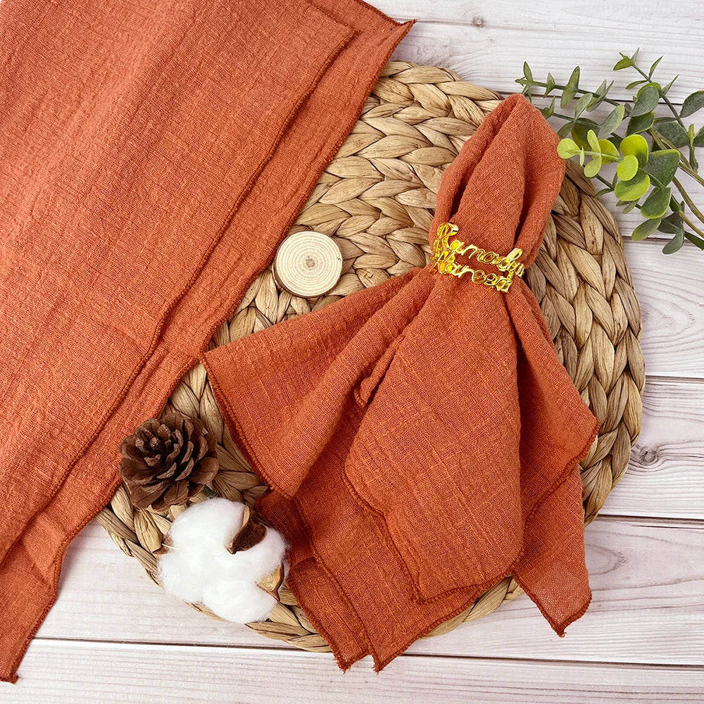 Cozy Linen Gauze Napkins
