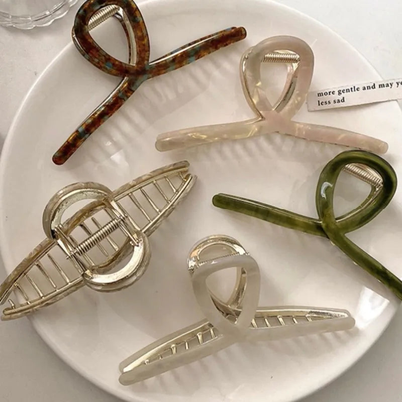 Metal Glossy Hair Clips