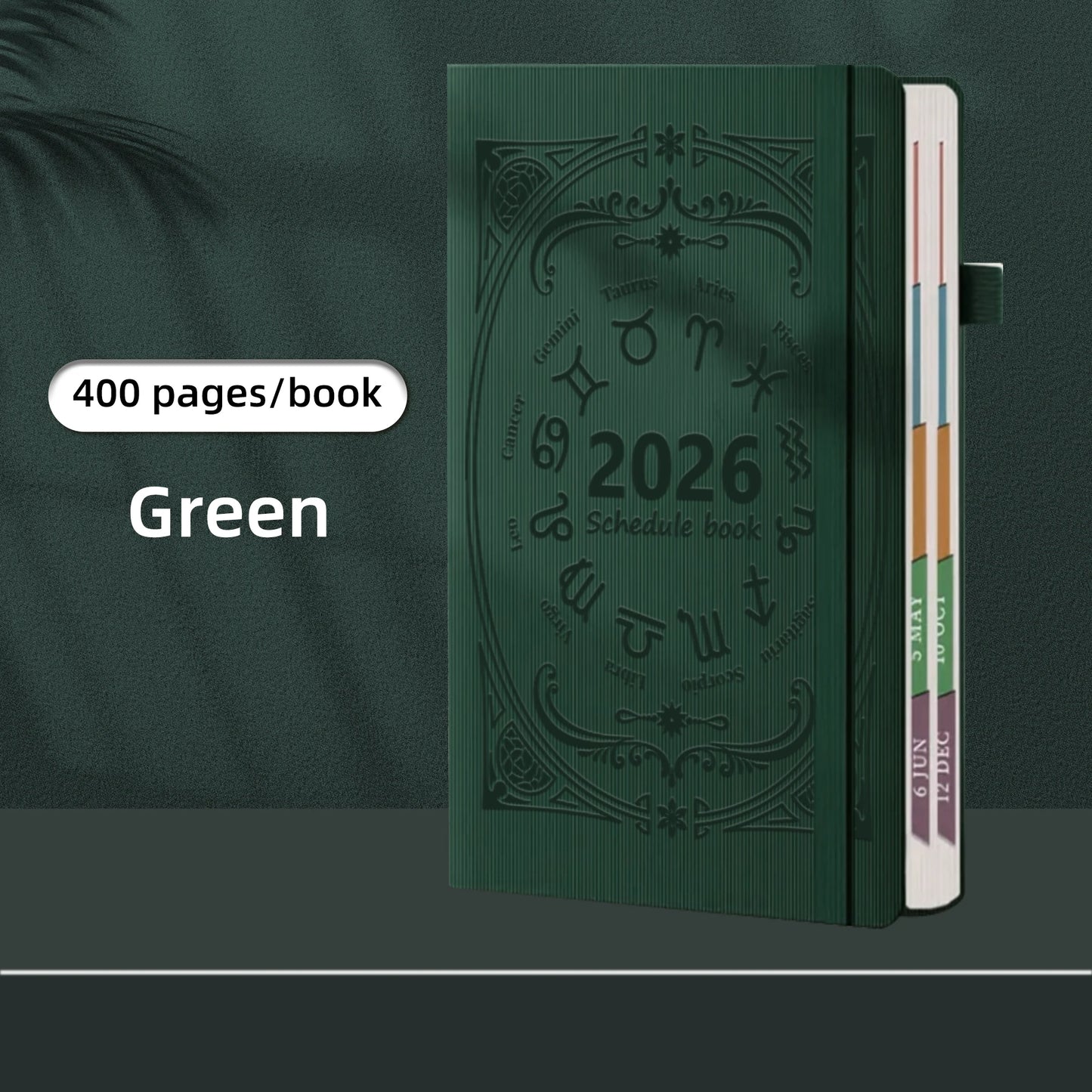 Classic Dark Planner 2026