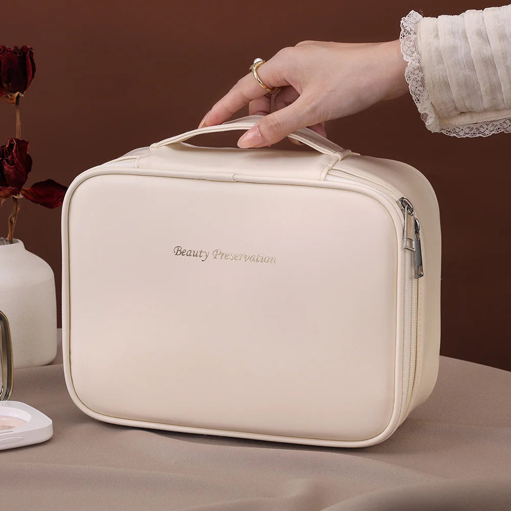 Women Travel Makeup Bag – Essential Cosmetic Organizer