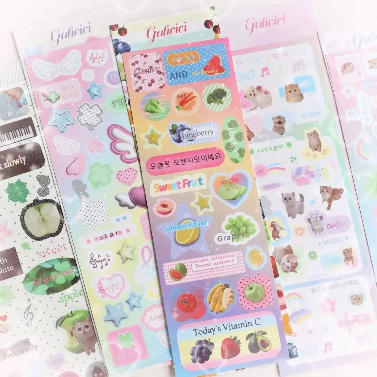 Bear Ribbon Decoration Sticker