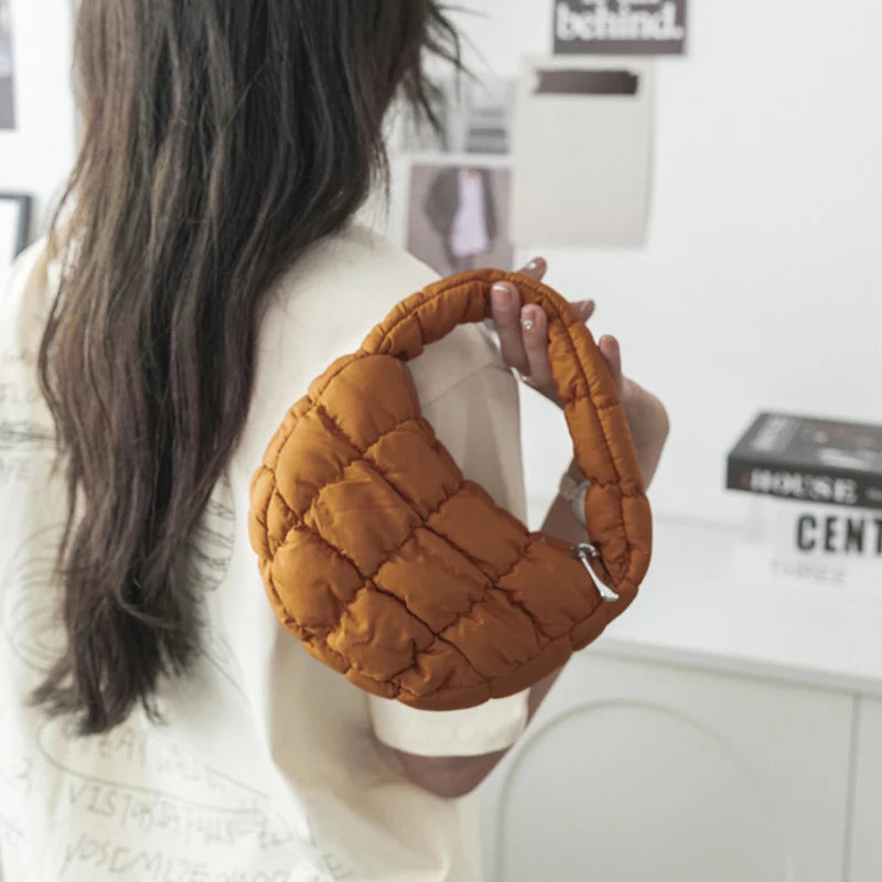 Mini Puffer Quilted Tote Bag