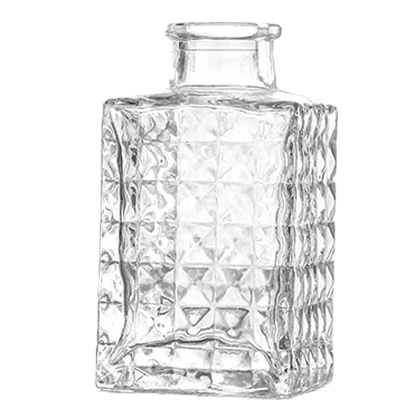 Vintage French Clear Glass Vase