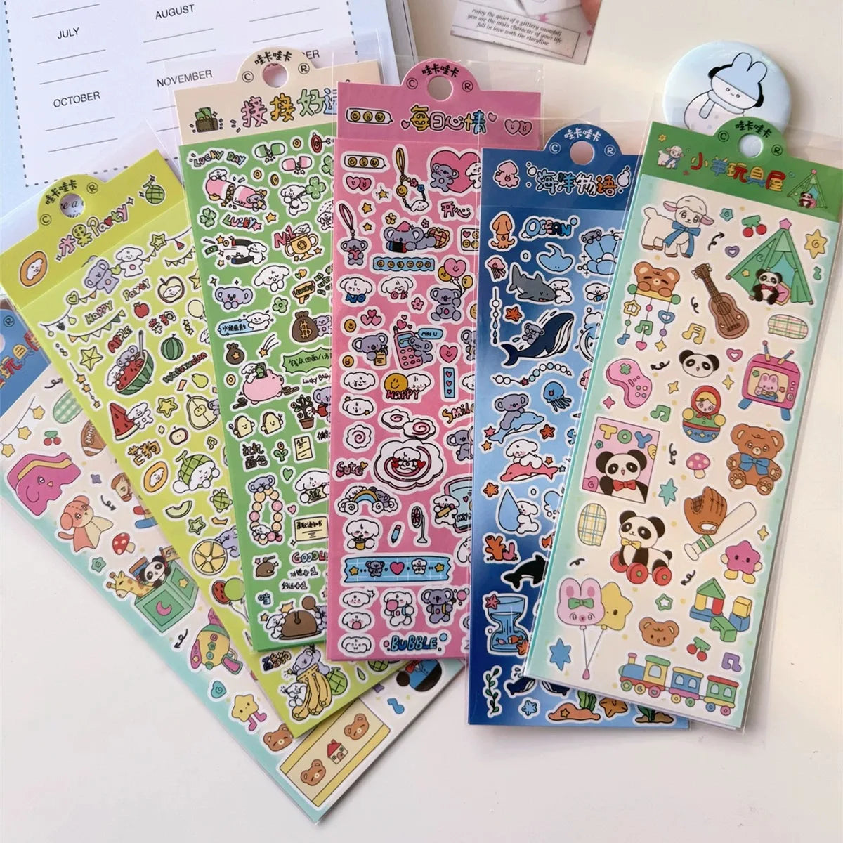 Bear Ribbon Decoration Sticker
