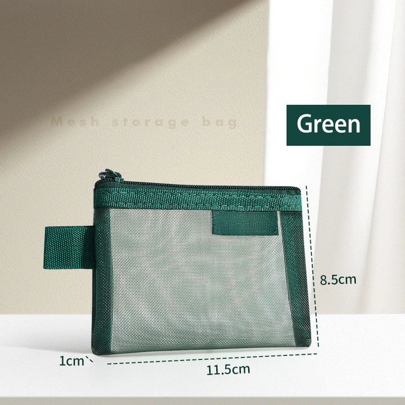 Pastel Mesh Small Pouch
