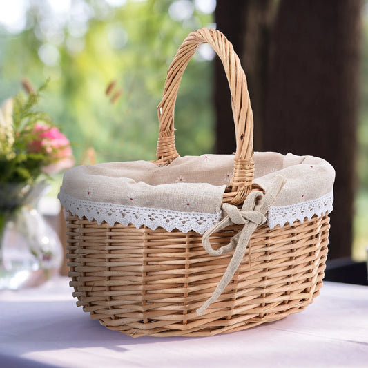 Handmade Open Natural Basket