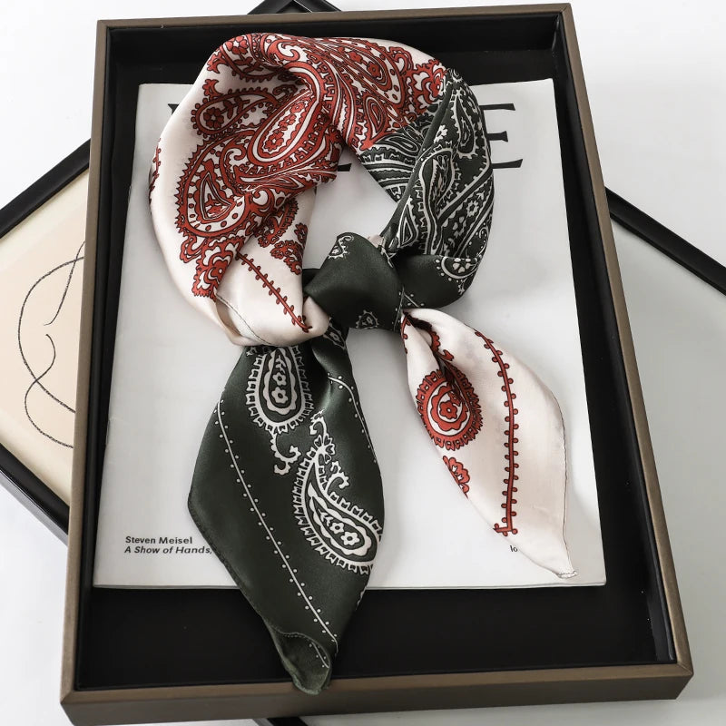 2025 New Printed Scarf Square Shawl