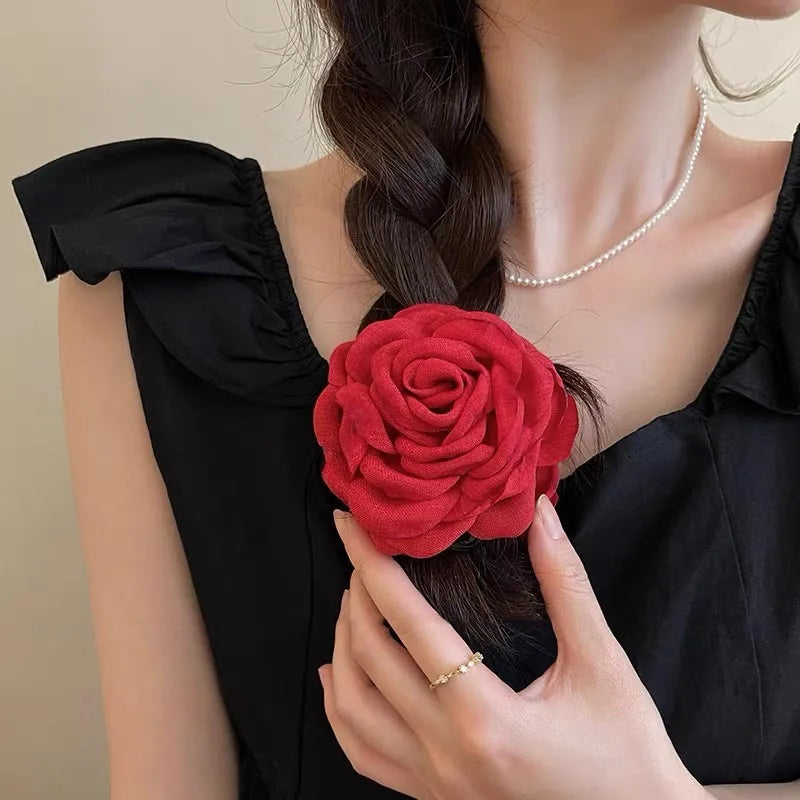 French Style Rose Hair Claw