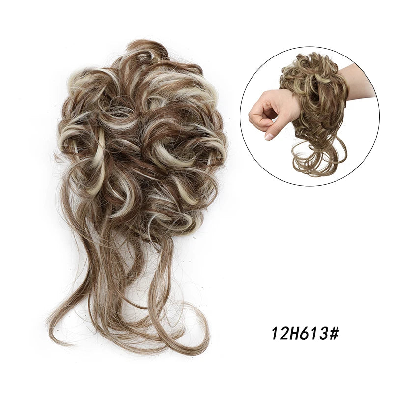 Synthetic Messy Hair Bun