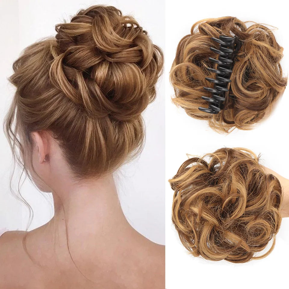 Synthetic Messy Bun Claw