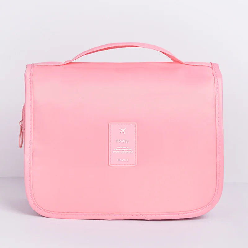 Travel-Friendly Waterproof Toiletry Pouch with Hook