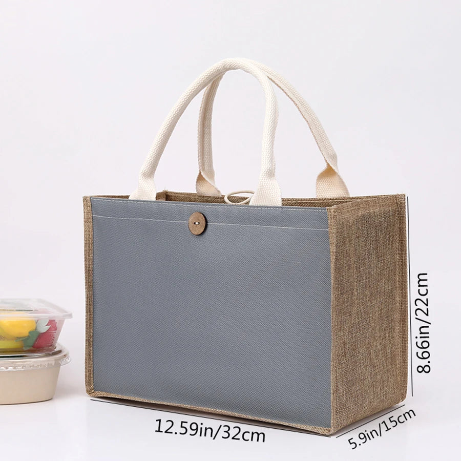 Season Color Laminating canvas bag