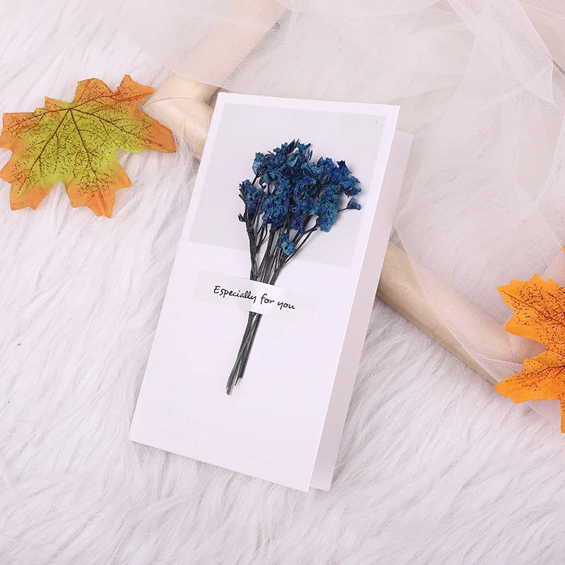 10pcs Star & Flower Greeting Cards – Thank You & Message Set