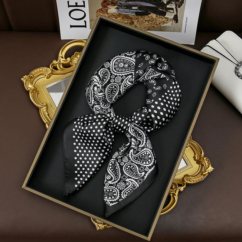2025 New Printed Scarf Square Shawl