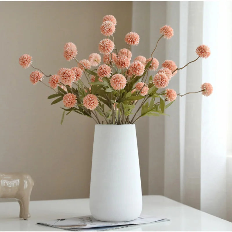 5 Heads Artificial Flower Bouquet Silk Dandelion
