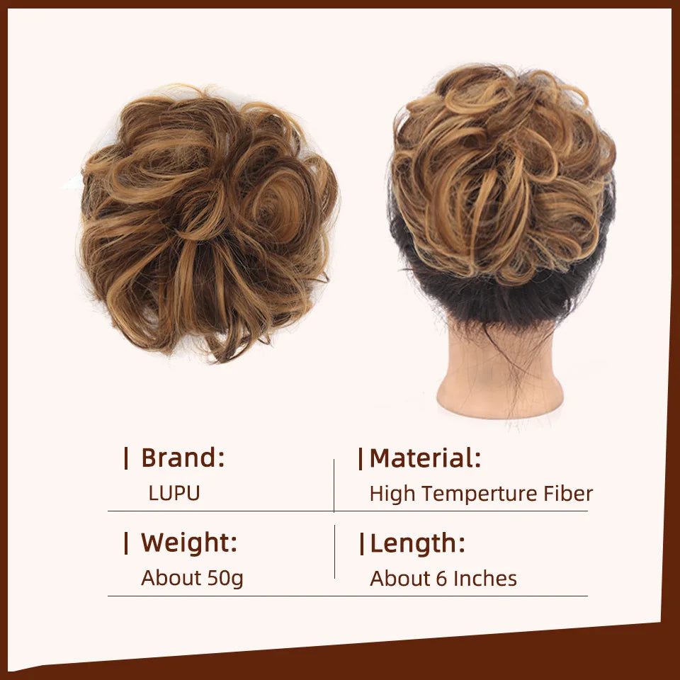 Synthetic Messy Bun Claw