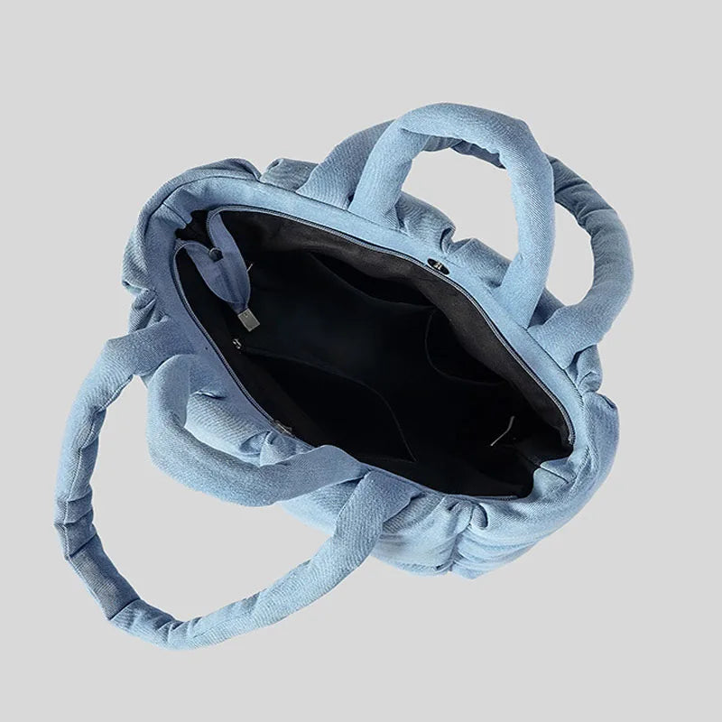 Denim Soft Padded Bag