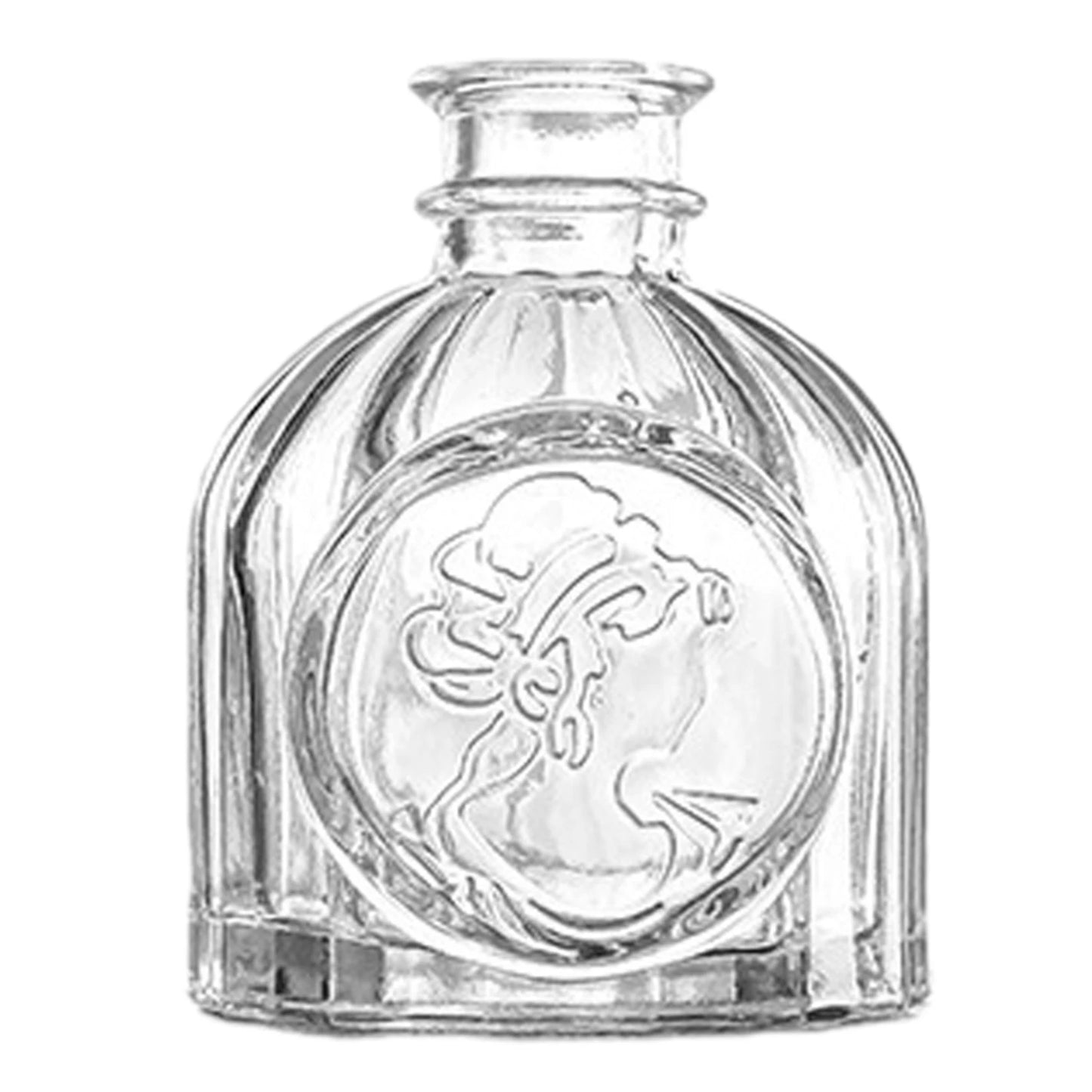 Vintage French Clear Glass Vase