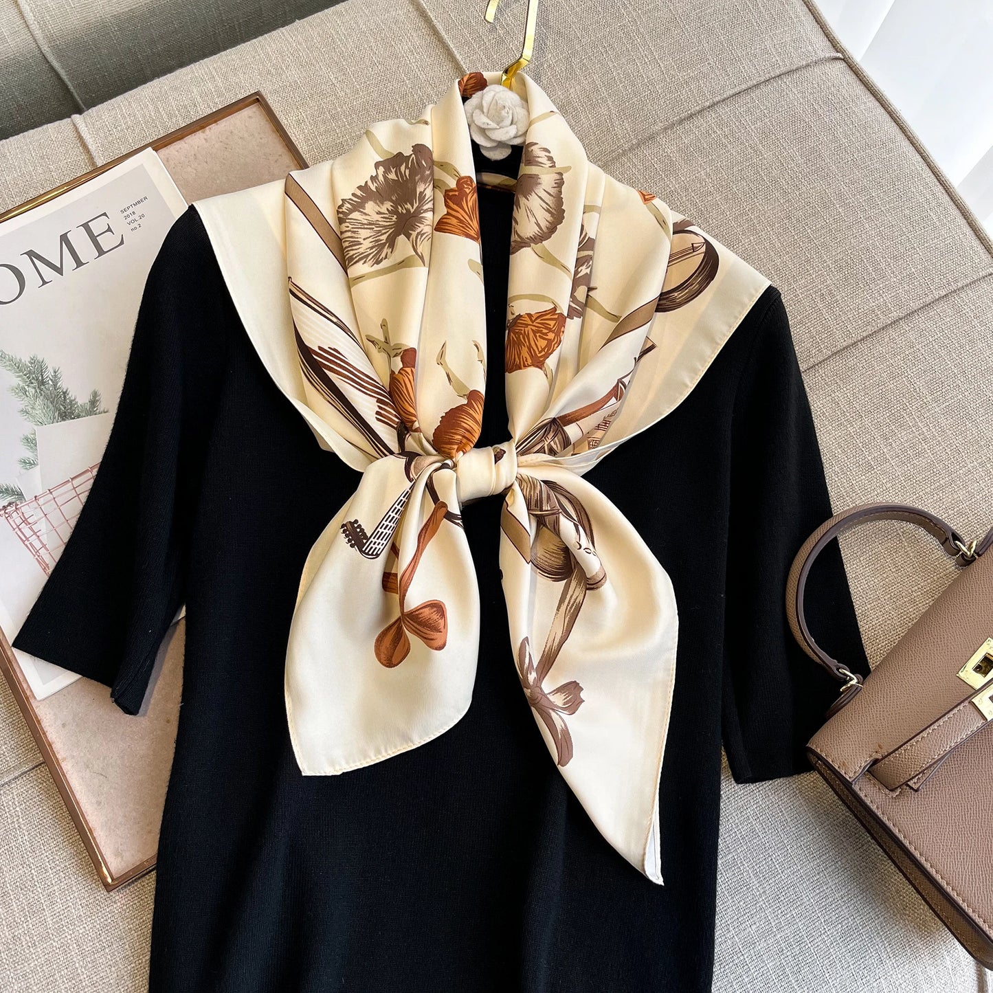 Ballerina Satin Scarf 90*90