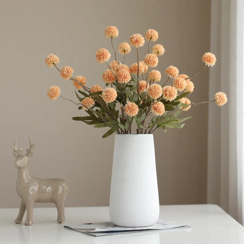 5 Heads Artificial Flower Bouquet Silk Dandelion