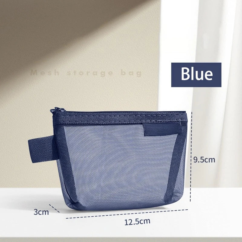 Pastel Mesh Small Pouch