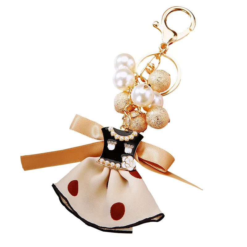 Chic Mini Dress Keychain
